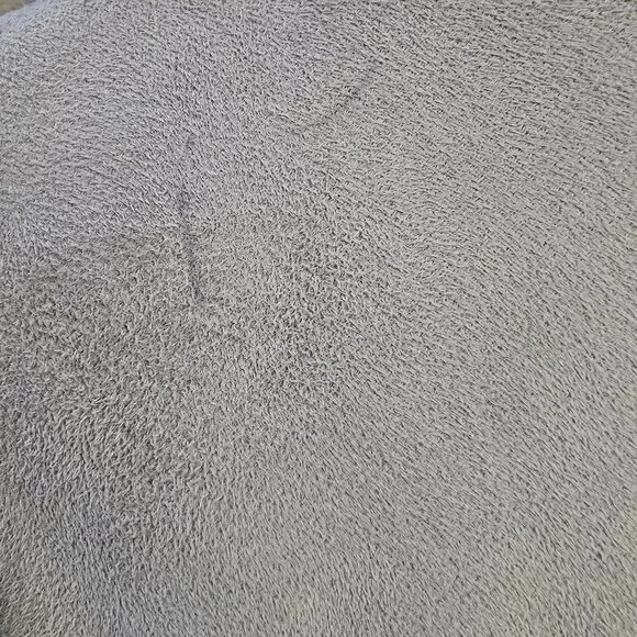 Beige Faux Suede & Fur Lined Jacket Coat Size L Women's Jones New York - Picture 8 of 8